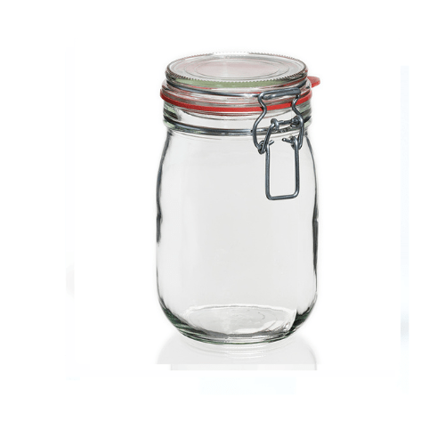 1 Litre Clip Top Storage Jar - The Eco Basket
