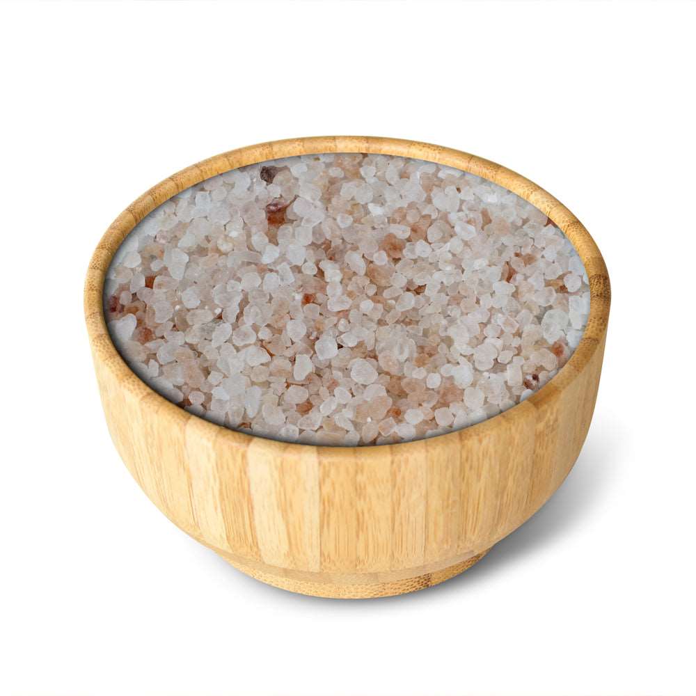 Himalayan Pink Rock Salt sold by The Eco Basket, Ireland's largest wholefoods supplier, in the UK and Ireland.