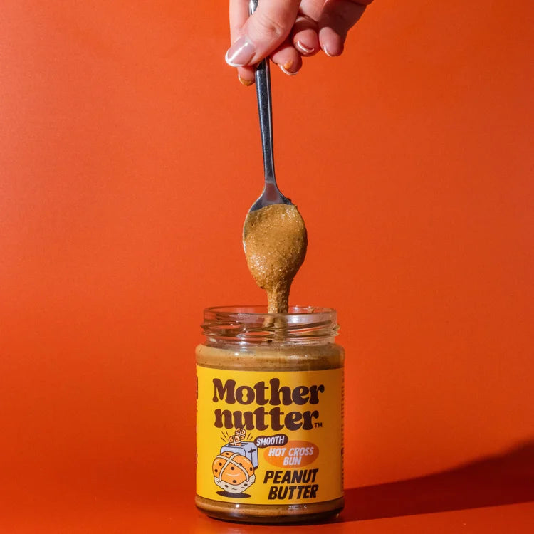 Mothernutter Smooth Hot Cross Bun Peanut Butter (280g)