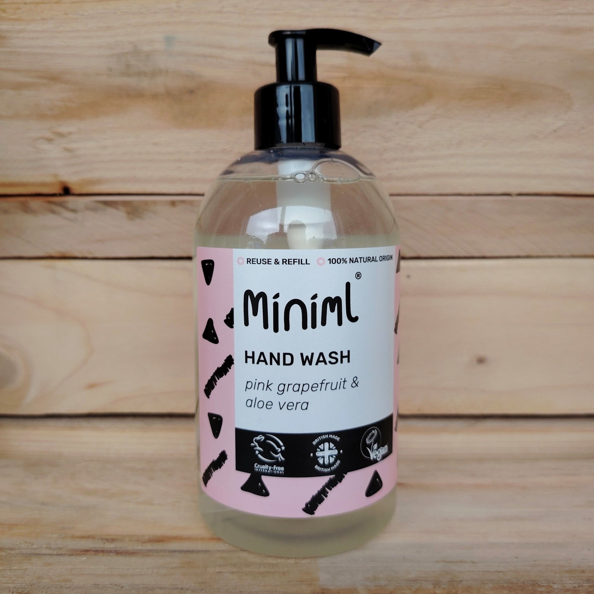 Miniml Hand Wash Pink Grapefruit & Aloe Vera
