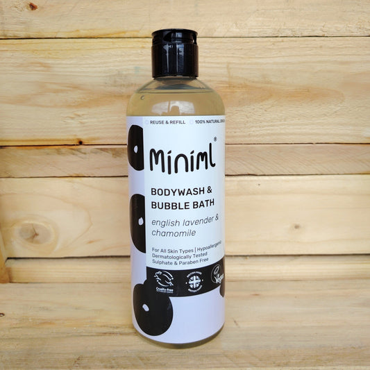 Miniml Bodywash  Bubble Bath English Lavender & Chamomile 