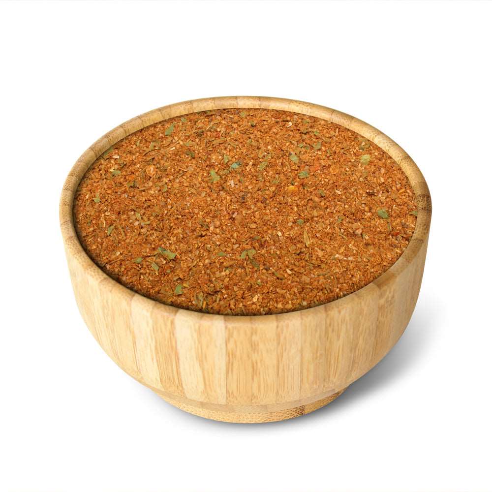 Jamaican Jerk Powder sold by The Eco Basket, Ireland's largest wholefoods supplier, in the UK and Ireland.