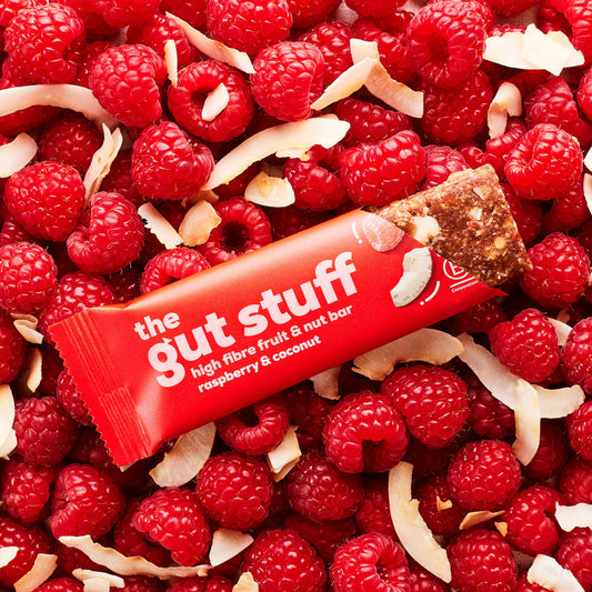 The Gut Stuff Raspberry & Coconut Bar