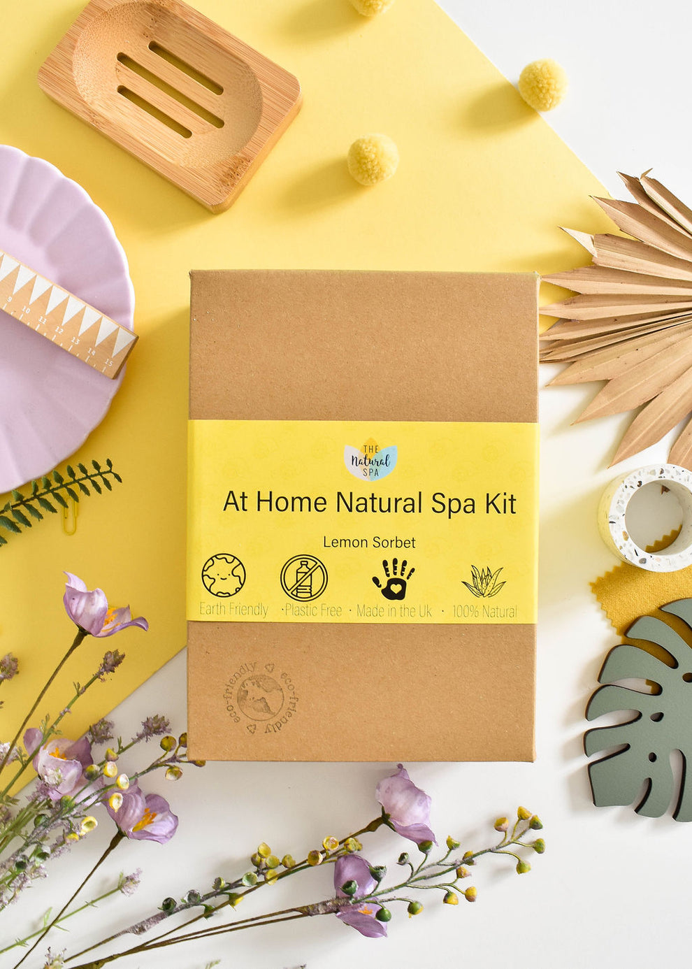 Lemon Sorbet At Home Natural Spa Set